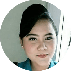 Dika Bunga Anggi, Pramugari Garuda Indonesia alumni sekolah Pramugari terbaik Trans Avia Solo.