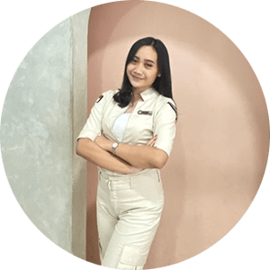 Rizkha Putri Nur, Pramugari Super Air Jet (SAJ) alumni sekolah Pramugari terbaik Trans Avia Solo.