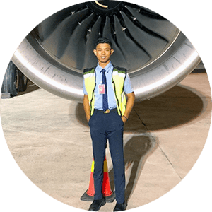 Romy, Staf Haji PT Gapura Angkasa Siswa Sekolah AVSEC (Aviation Security) Terbaik Trans Avia Solo
