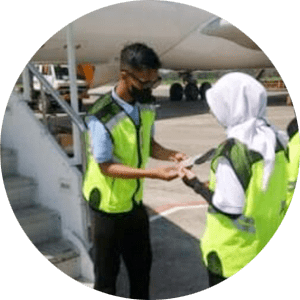 Thoriq, AVSEC Haji PT Gapura Angkasa Siswa Sekolah AVSEC (Aviation Security) Terbaik Trans Avia Solo